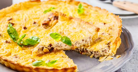 🥧 Quiche au thon dorée & moelleuse 🐟