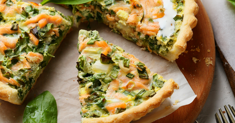 🥧 Quiche au saumon fondante & citron-aneth 🐟
