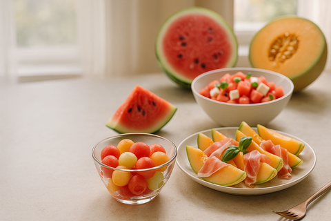 Les meilleures recettes fraîches avec les melons et pastèques de saison 🍉 – Nos astuces anti-gaspi pour l'été