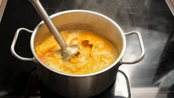 Pourquoi ma soupe mousse quand je la mixe ?