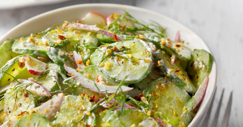 Recette salade concombre healthy – fraîche, facile et rapide