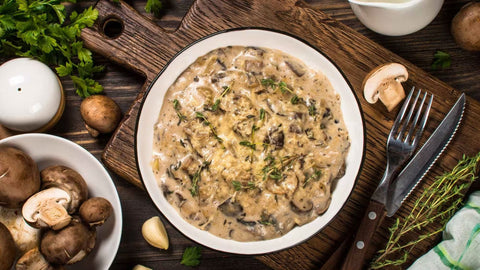 🥣 Velouté de champignons des bois (cèpes/girolles) au comté 🍄🧀✨