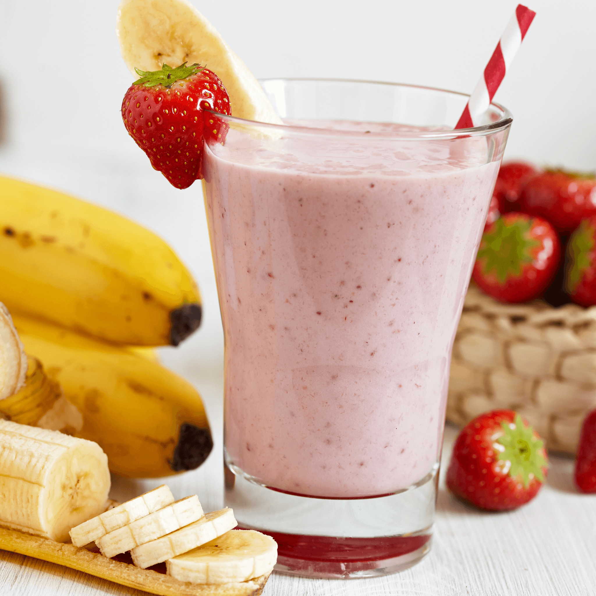 Smoothie fraise et banane