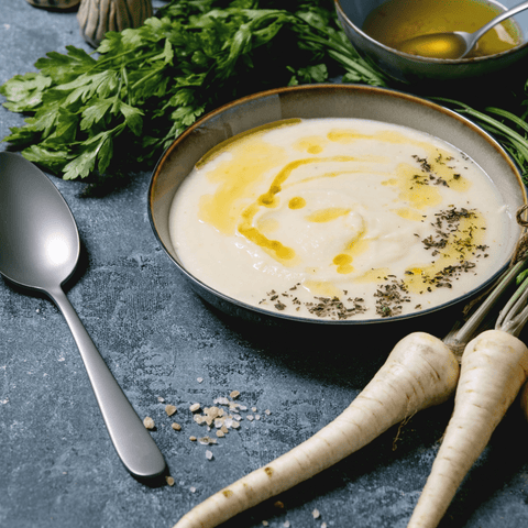 Soupe crémeuse de panais et pommes - Neary
