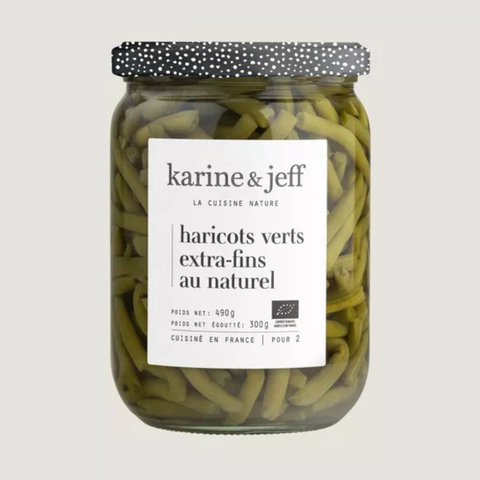 Haricots verts extra-fins au naturel - BIO