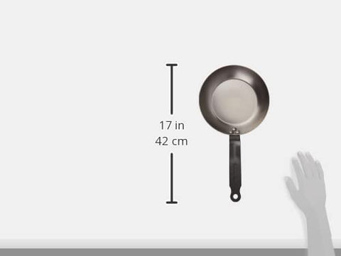 De Buyer Carbone Plus 22 cm “Coupe Lyonnaise” Frying Pan – Carbon Steel Made in France