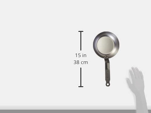 De Buyer Carbone Plus 22 cm “Coupe Lyonnaise” Frying Pan – Carbon Steel Made in France