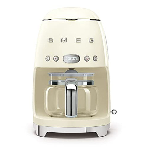 Smeg DCF02BLMEU Filter Coffee Machine – 12 Cups, Aroma Function, Autostart & Keep Warm