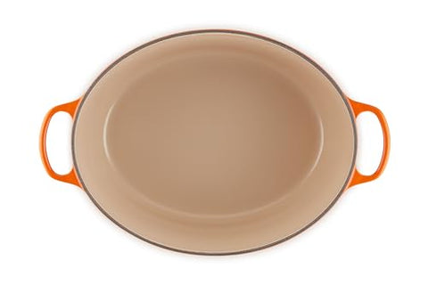 Le Creuset Signature Oval Casserole Dish 29 cm – Enameled Cast Iron “Cherry” 4.7 L
