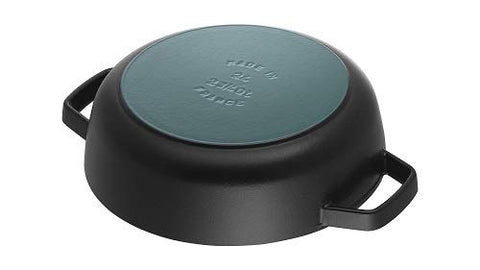 STAUB Chistera 28 cm Sauté Pan – Enamelled Cast Iron “Cherry” 3.7 L