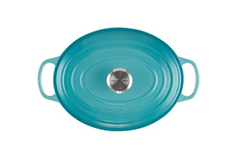 Le Creuset Signature Oval Casserole Dish 29 cm – Enameled Cast Iron “Cherry” 4.7 L