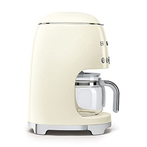 Smeg DCF02BLMEU Filter Coffee Machine – 12 Cups, Aroma Function, Autostart & Keep Warm