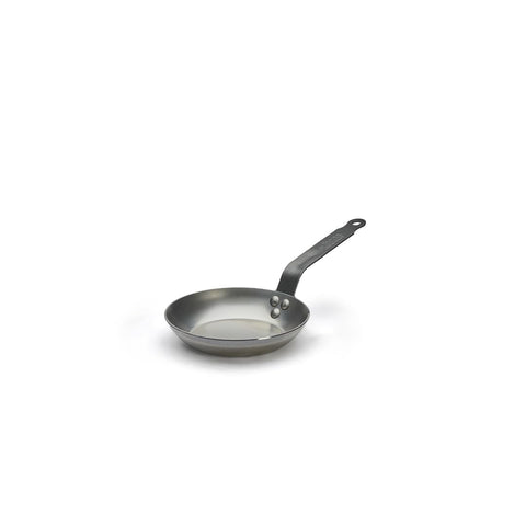 De Buyer Carbone Plus 22 cm “Coupe Lyonnaise” Frying Pan – Carbon Steel Made in France