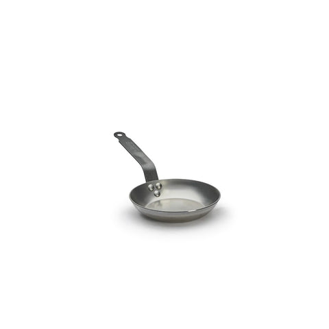 De Buyer Carbone Plus 22 cm “Coupe Lyonnaise” Frying Pan – Carbon Steel Made in France
