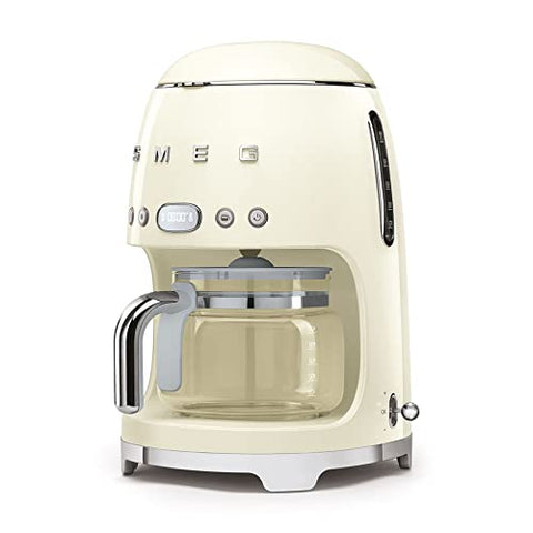 Smeg DCF02BLMEU Filter Coffee Machine – 12 Cups, Aroma Function, Autostart & Keep Warm