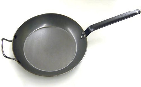 De Buyer Carbone Plus 22 cm “Coupe Lyonnaise” Frying Pan – Carbon Steel Made in France
