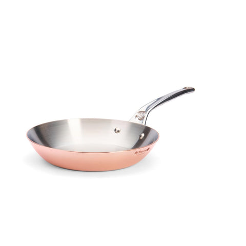 De Buyer Inocuivre 20 cm “Coupe Lyonnaise” Frying Pan – 90% Copper / 10% Stainless Steel