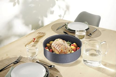 Set of 3 Tefal Ingenio Natural On 16 / 18 / 20 cm Saucepans + Removable Handle