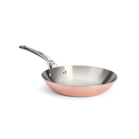 De Buyer Inocuivre 20 cm “Coupe Lyonnaise” Frying Pan – 90% Copper / 10% Stainless Steel