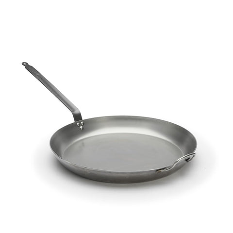 De Buyer Carbone Plus 22 cm “Coupe Lyonnaise” Frying Pan – Carbon Steel Made in France