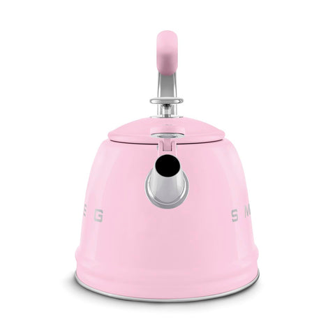 Smeg WKF Whistling Kettle – 2.3 L, Stainless Steel & Silicone Handle