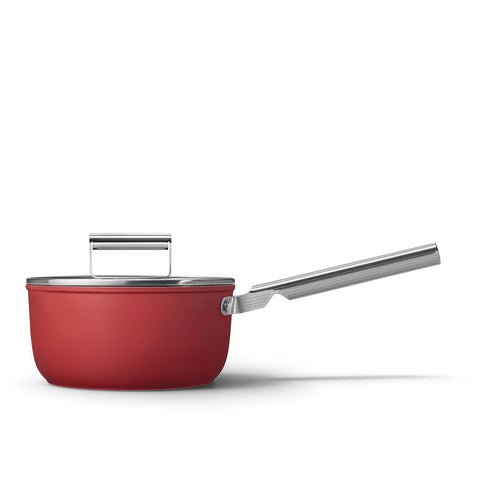 Smeg Saucepan 20 cm – 2.7 L, Non-stick Coating, All Hobs & Oven Up to 250°C