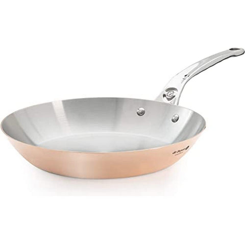 De Buyer Inocuivre 20 cm “Coupe Lyonnaise” Frying Pan – 90% Copper / 10% Stainless Steel