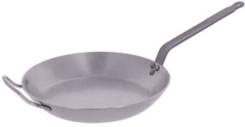 De Buyer Carbone Plus 22 cm “Coupe Lyonnaise” Frying Pan – Carbon Steel Made in France