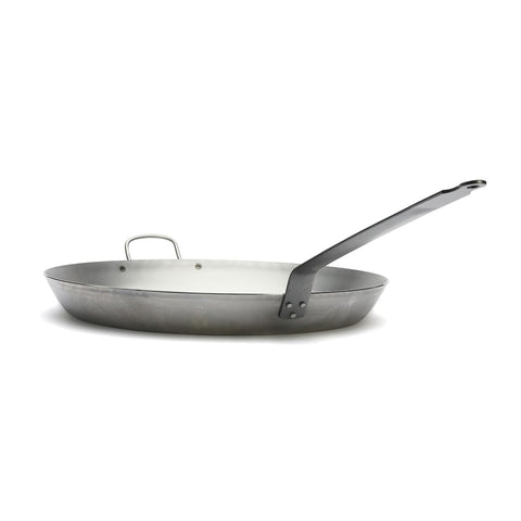 De Buyer Carbone Plus 22 cm “Coupe Lyonnaise” Frying Pan – Carbon Steel Made in France