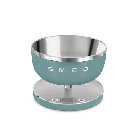 Smeg Digital Kitchen Scale – 5 kg, 1.8 L Stainless Steel Bowl, USB Charging & 1 g Accuracy