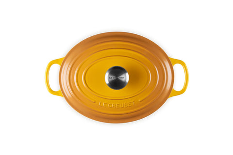 Le Creuset Signature Oval Casserole Dish 29 cm – Enameled Cast Iron “Cherry” 4.7 L