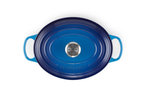 Le Creuset Signature Oval Casserole Dish 29 cm – Enameled Cast Iron “Cherry” 4.7 L