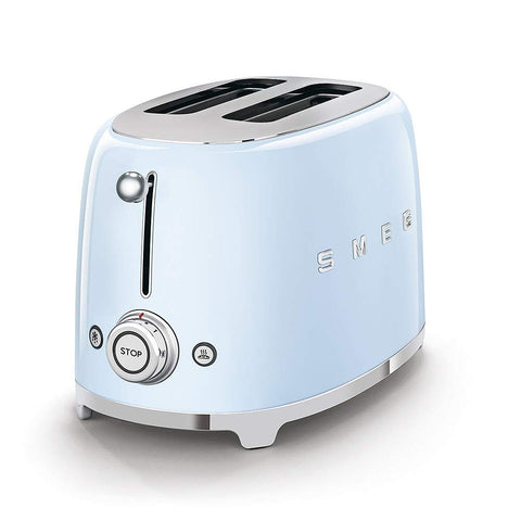 Smeg 2 Slice Toaster – 6 Browning Levels, Bagel, Reheat & Defrost Functions