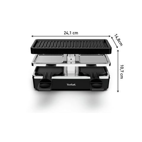 Tefal Raclette Plug & Share YY5249FB – 2 Pers. 🔌
