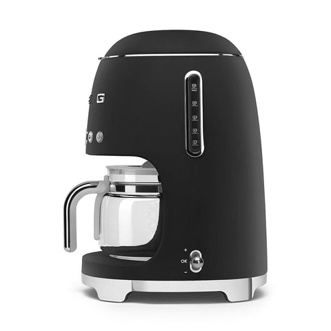 Smeg DCF02BLMEU Filter Coffee Machine – 12 Cups, Aroma Function, Autostart & Keep Warm