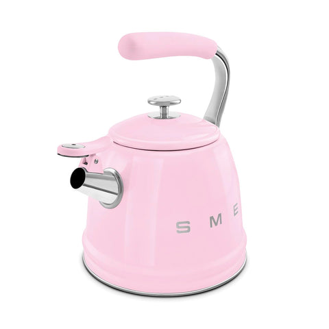 Smeg WKF Whistling Kettle – 2.3 L, Stainless Steel & Silicone Handle