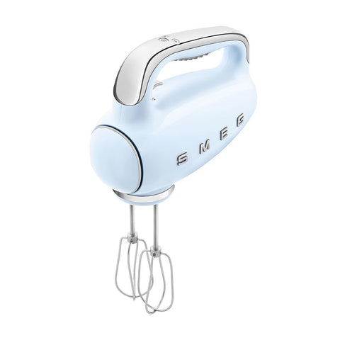 Smeg HMF01BLEU Electric Mixer – 9 Speeds, Turbo Function, Accessories & LED Display