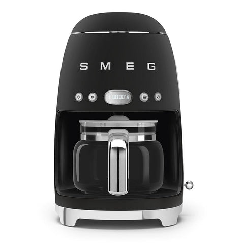 Smeg DCF02BLMEU Filter Coffee Machine – 12 Cups, Aroma Function, Autostart & Keep Warm