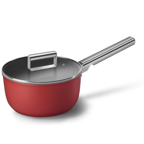 Smeg Saucepan 20 cm – 2.7 L, Non-stick Coating, All Hobs & Oven Up to 250°C