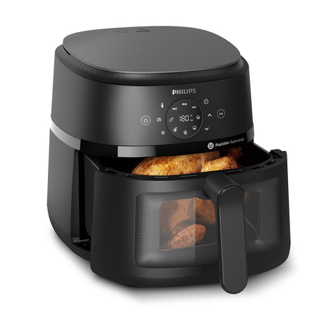 Philips Air Fryer 2000 Series 4.2L - 1500W Power, RapidAir Technology, Digital Touchscreen, 13 Cooking Options, 9 Preset Functions, Up to 90% Less Fat, Black (NA229/00)