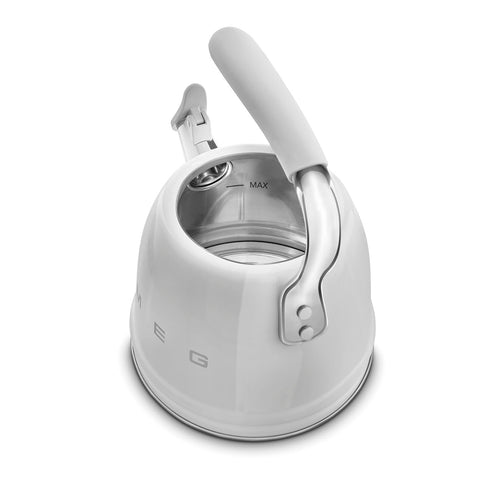 Smeg WKF Whistling Kettle – 2.3 L, Stainless Steel & Silicone Handle