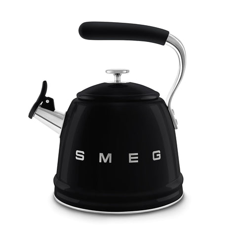 Smeg WKF Whistling Kettle – 2.3 L, Stainless Steel & Silicone Handle