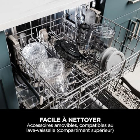 🍨 Ninja CREAMi™ Deluxe NC501EU – Sorbetière & boissons glacées (10 fonctions) – Argent