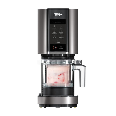 🍨 Ninja CREAMi™ Deluxe NC501EU – Sorbetière & boissons glacées (10 fonctions) – Argent