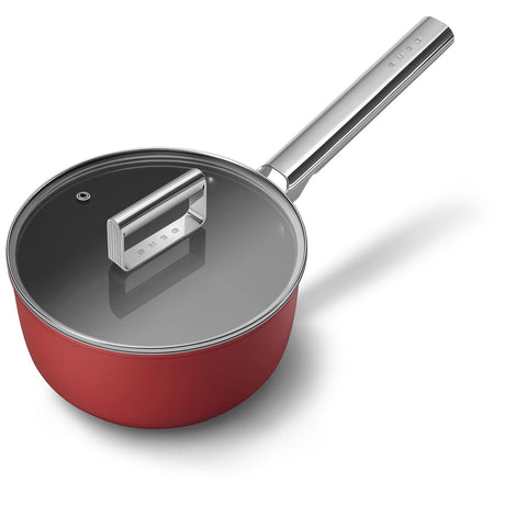 Smeg Saucepan 20 cm – 2.7 L, Non-stick Coating, All Hobs & Oven Up to 250°C