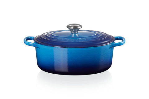 Le Creuset Signature Oval Casserole Dish 29 cm – Enameled Cast Iron “Cherry” 4.7 L