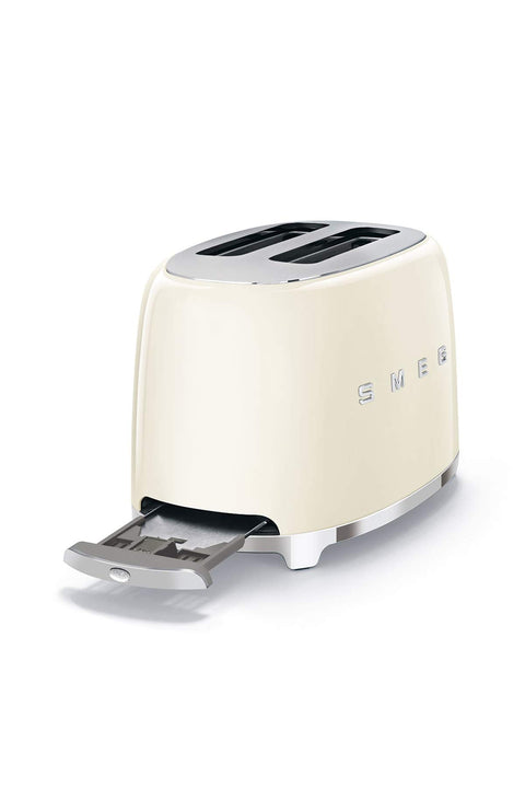 Smeg 2 Slice Toaster – 6 Browning Levels, Bagel, Reheat & Defrost Functions