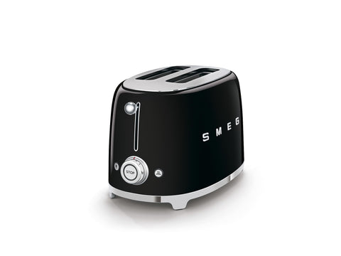 Smeg 2 Slice Toaster – 6 Browning Levels, Bagel, Reheat & Defrost Functions