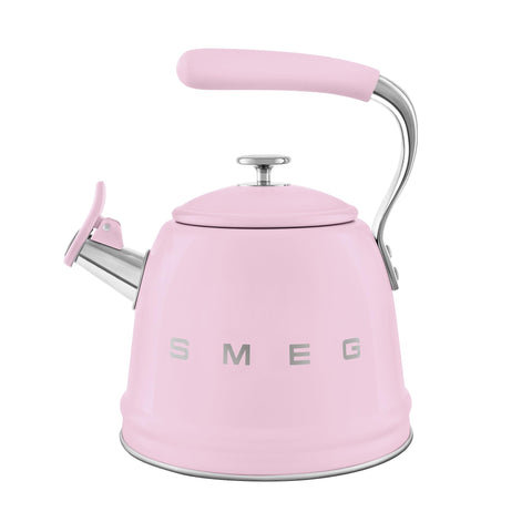 Smeg WKF Whistling Kettle – 2.3 L, Stainless Steel & Silicone Handle