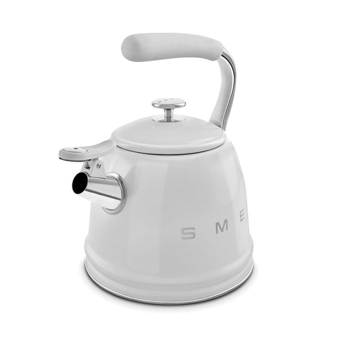 Smeg WKF Whistling Kettle – 2.3 L, Stainless Steel & Silicone Handle